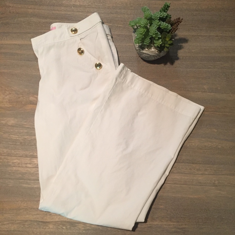 Nautical White Lilly Pulitzer Pants